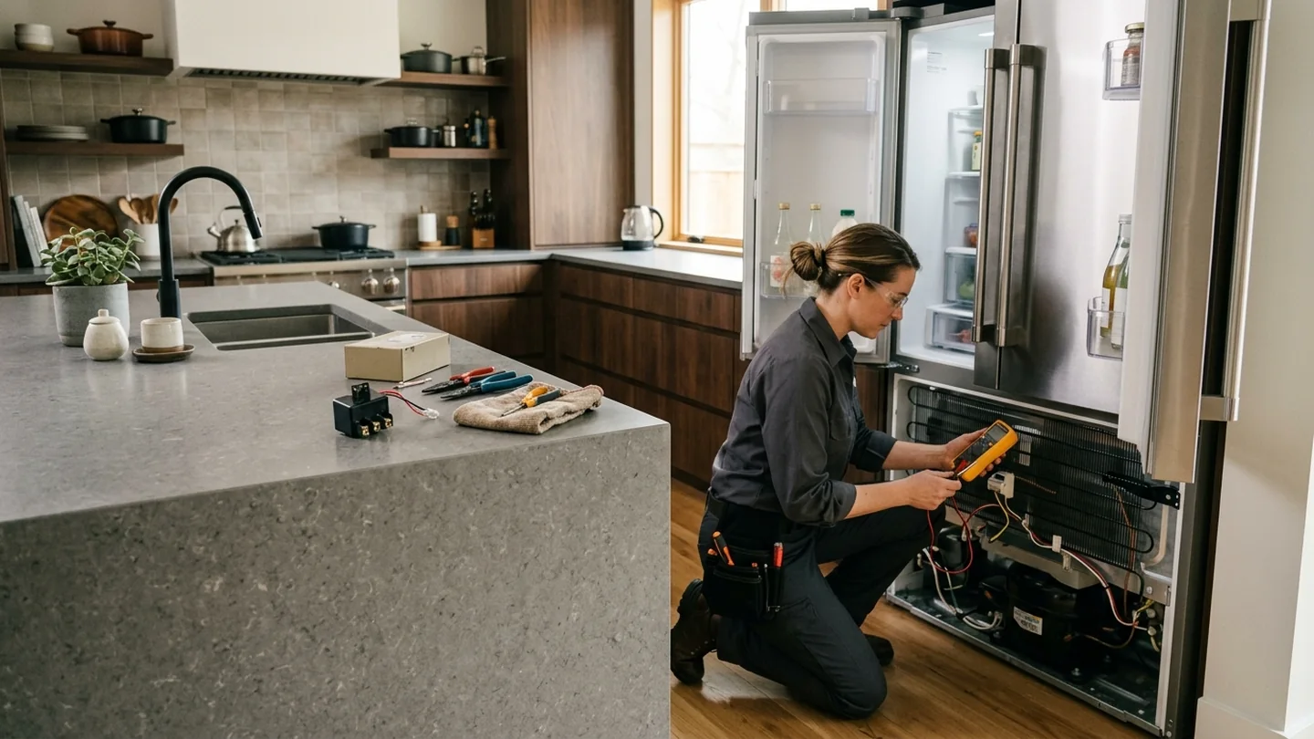 Refrigerator starting and cooling diagnosis