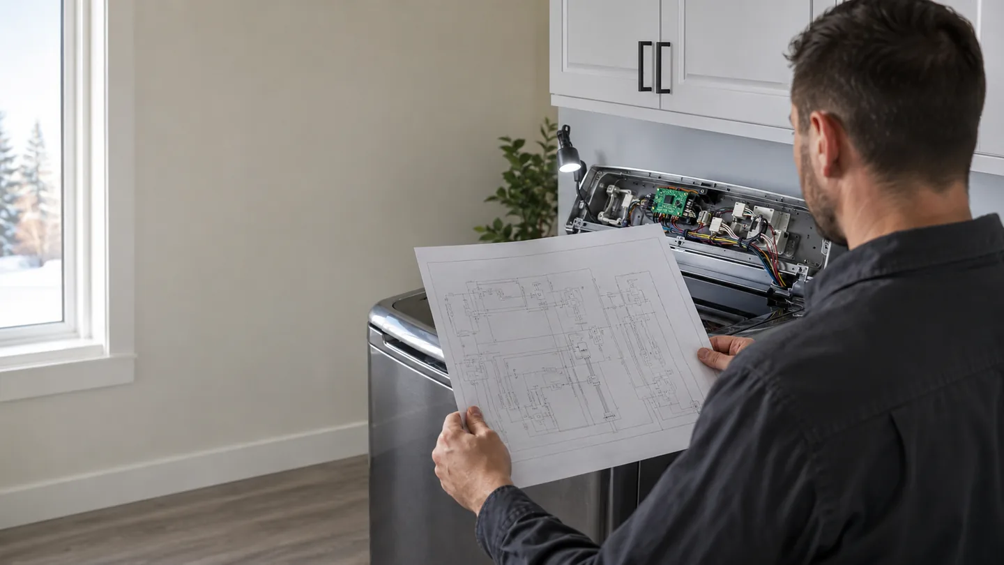 Repair Guides - Appliance Repair GTA Appliance repair guide workspace with tools and maintenance notes