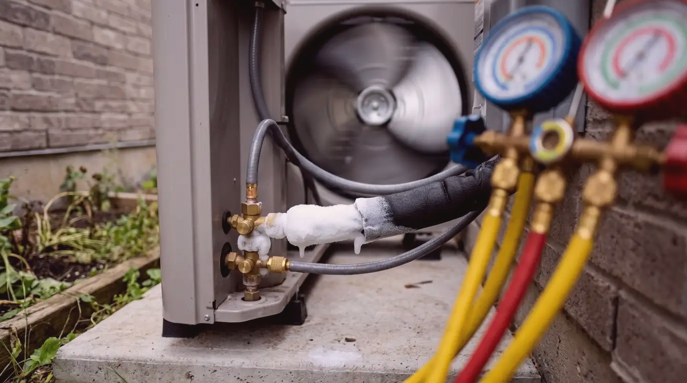 air conditioner not cooling but running diagnostic or planning context